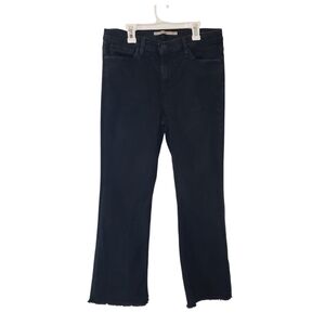 Hudson Nico Black Mid-Rise Bootcut Barefoot Jeans Women's Size 31 MSRP $195